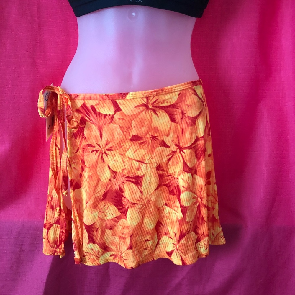 Bathing suit wrap skirt, sarong cover up